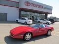 1988 Flame Red Chevrolet Corvette Coupe #65228681