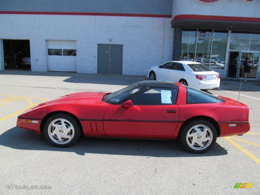 1988 Corvette Coupe - Flame Red / Black photo #3