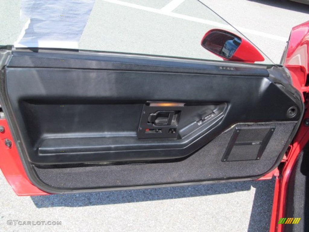 1988 Corvette Coupe - Flame Red / Black photo #13