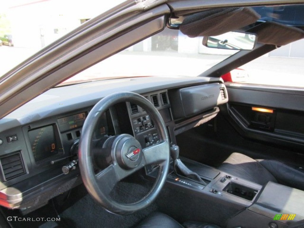 1988 Corvette Coupe - Flame Red / Black photo #14