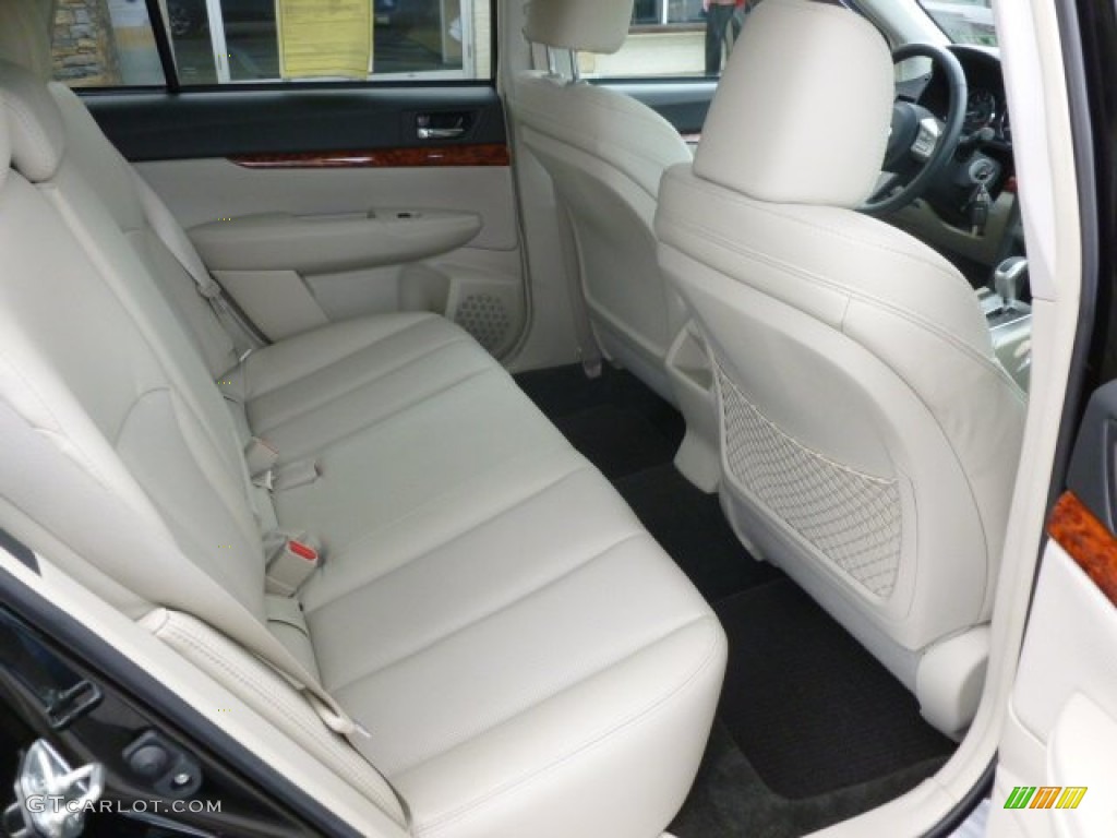 2011 Outback 3.6R Limited Wagon - Crystal Black Silica / Warm Ivory photo #6