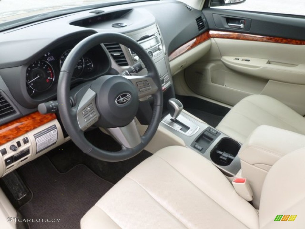 2011 Outback 3.6R Limited Wagon - Crystal Black Silica / Warm Ivory photo #7