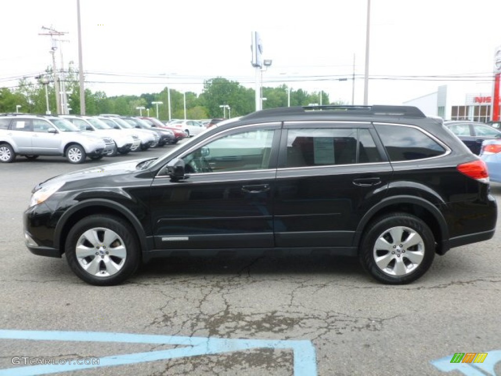 2011 Outback 3.6R Limited Wagon - Crystal Black Silica / Warm Ivory photo #8