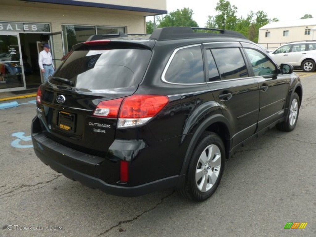 2011 Outback 3.6R Limited Wagon - Crystal Black Silica / Warm Ivory photo #11