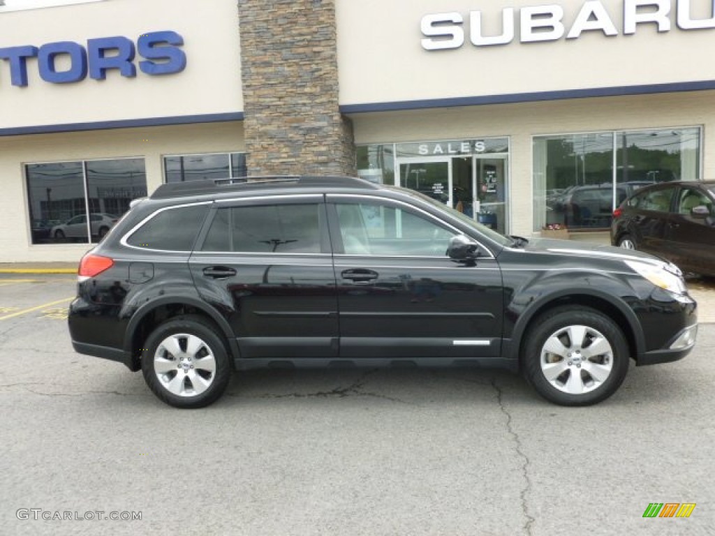 2011 Outback 3.6R Limited Wagon - Crystal Black Silica / Warm Ivory photo #12