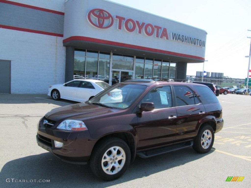 Deep Mahogany Red Pearl Acura MDX