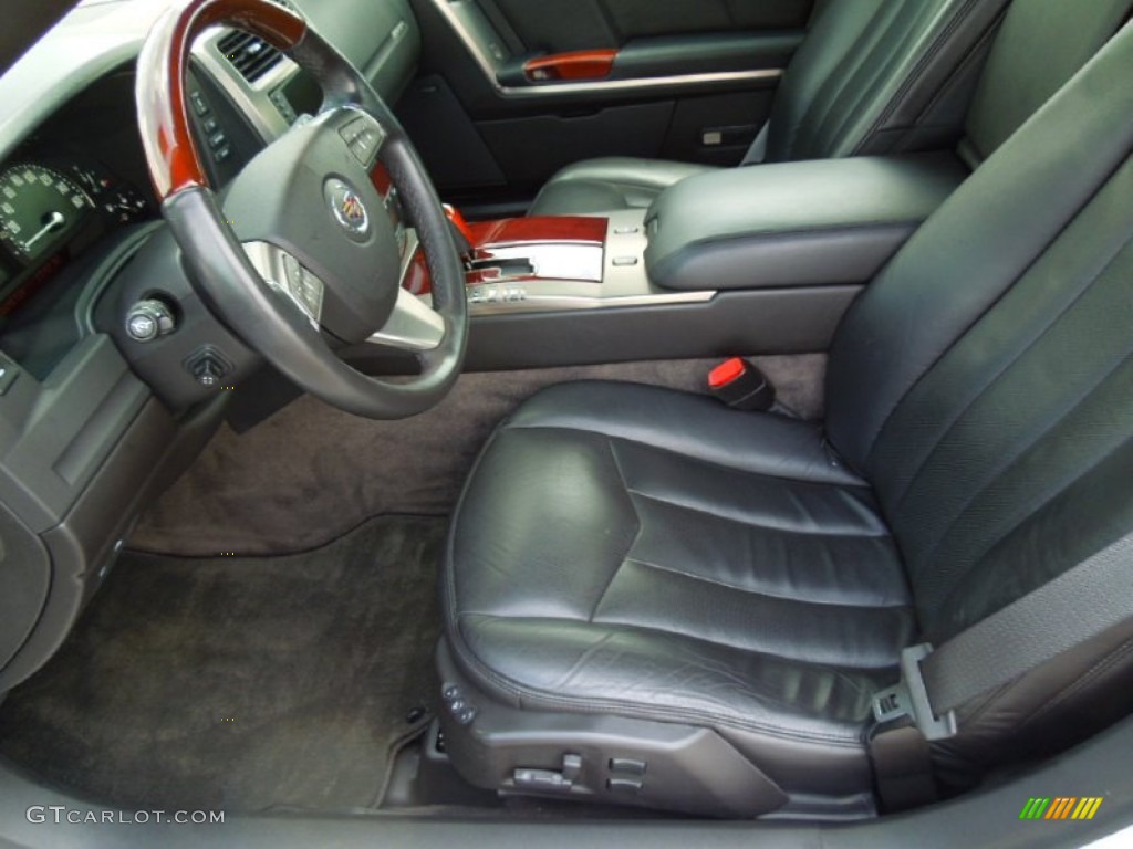 Ebony Interior 2008 Cadillac XLR Platinum Edition Roadster Photo #65279054