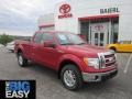 2010 Red Candy Metallic Ford F150 Lariat SuperCab 4x4  photo #1