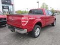 2010 Red Candy Metallic Ford F150 Lariat SuperCab 4x4  photo #7