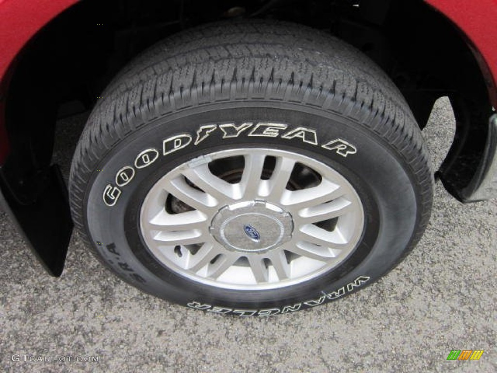 2010 F150 Lariat SuperCab 4x4 - Red Candy Metallic / Black photo #9