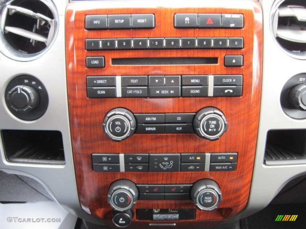 2010 F150 Lariat SuperCab 4x4 - Red Candy Metallic / Black photo #19