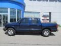 2001 Indigo Blue Metallic Chevrolet S10 LS Crew Cab 4x4  photo #3