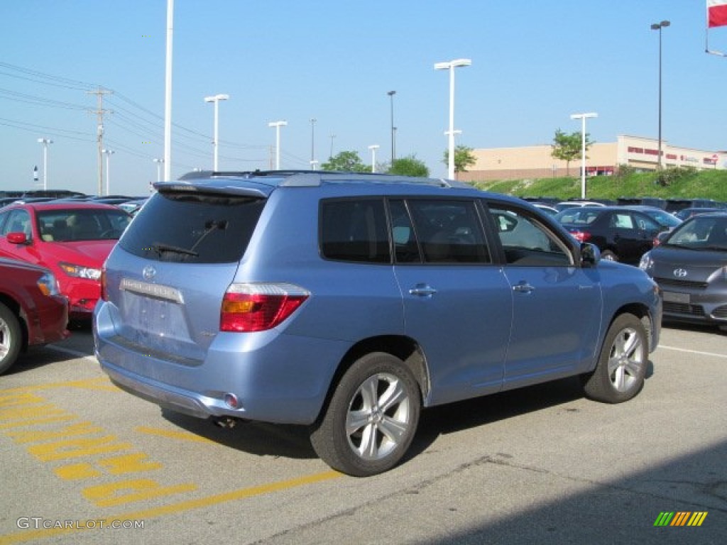 2010 Highlander Limited 4WD - Wave Line Blue Pearl / Ash photo #5