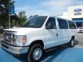 2012 Oxford White Ford E Series Van E350 XLT Passenger  photo #1