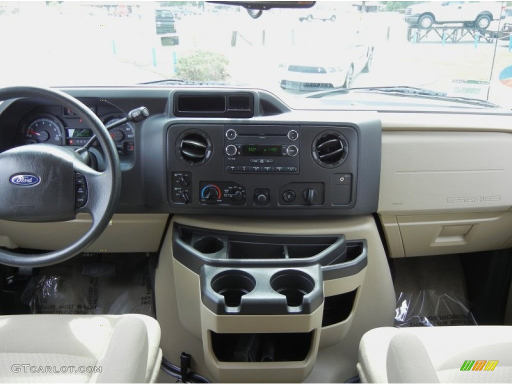 2012 Ford E Series Van E350 XLT Passenger Medium Pebble Dashboard Photo #65281475