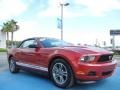 2011 Red Candy Metallic Ford Mustang V6 Premium Convertible  photo #7