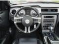Charcoal Black 2011 Ford Mustang V6 Premium Convertible Steering Wheel