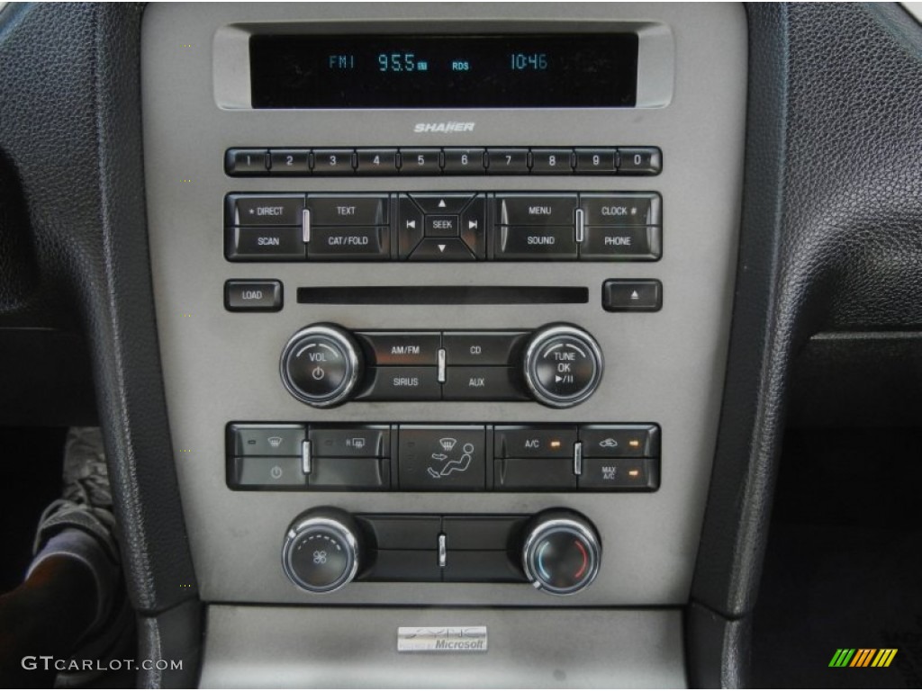 2011 Ford Mustang V6 Premium Convertible Controls Photo #65281763