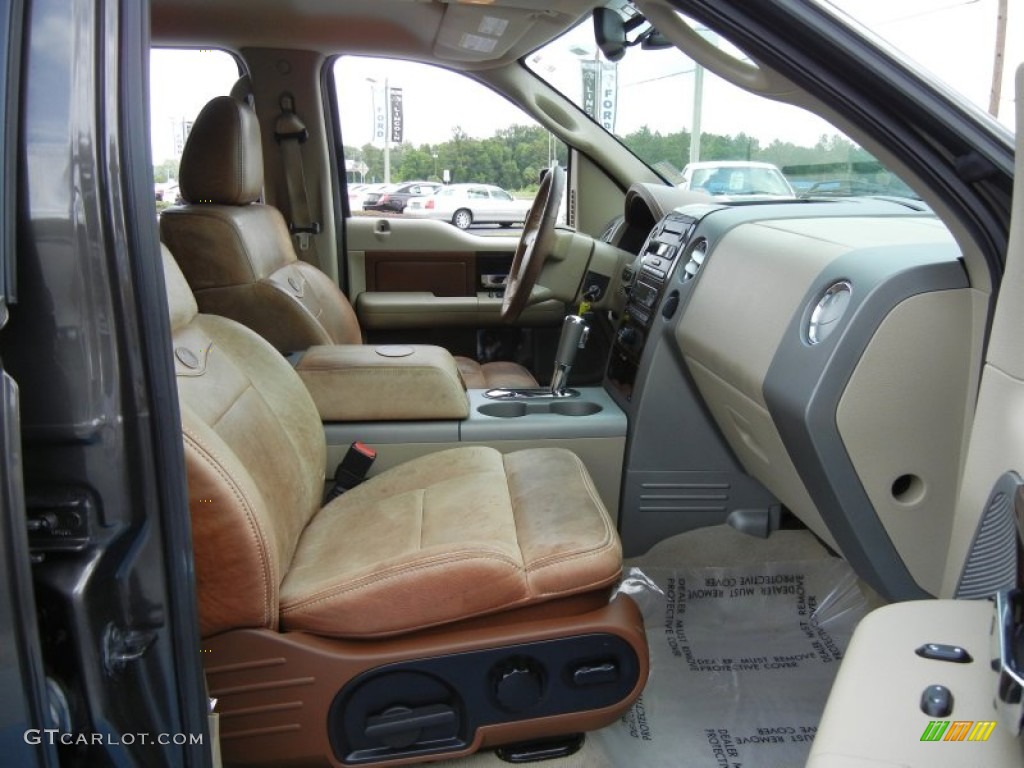 2006 F150 King Ranch SuperCrew - Dark Stone Metallic / Castano Brown Leather photo #16