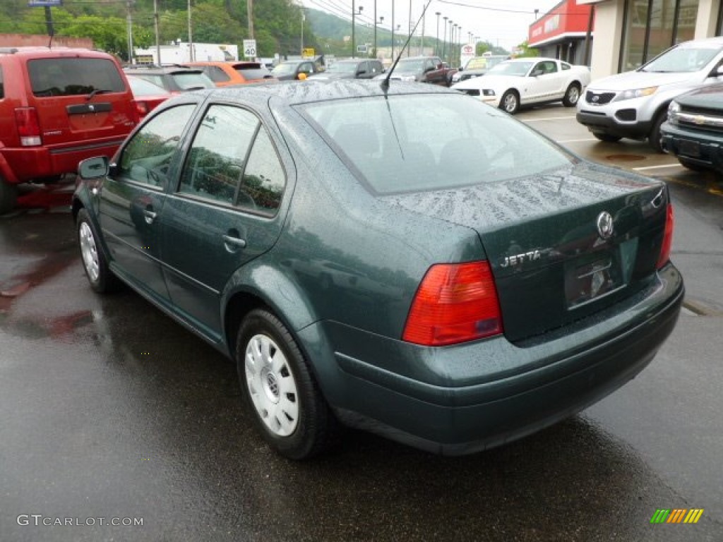 2003 Jetta GL Sedan - Alaska Green Metallic / Black photo #6