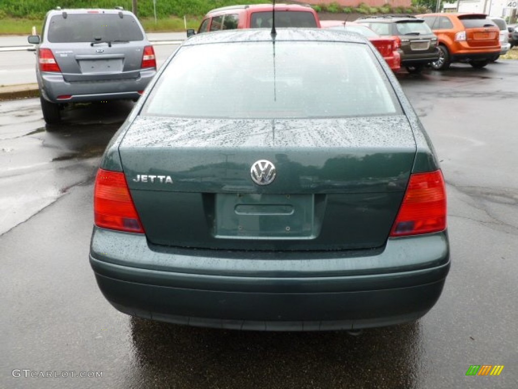 2003 Jetta GL Sedan - Alaska Green Metallic / Black photo #7