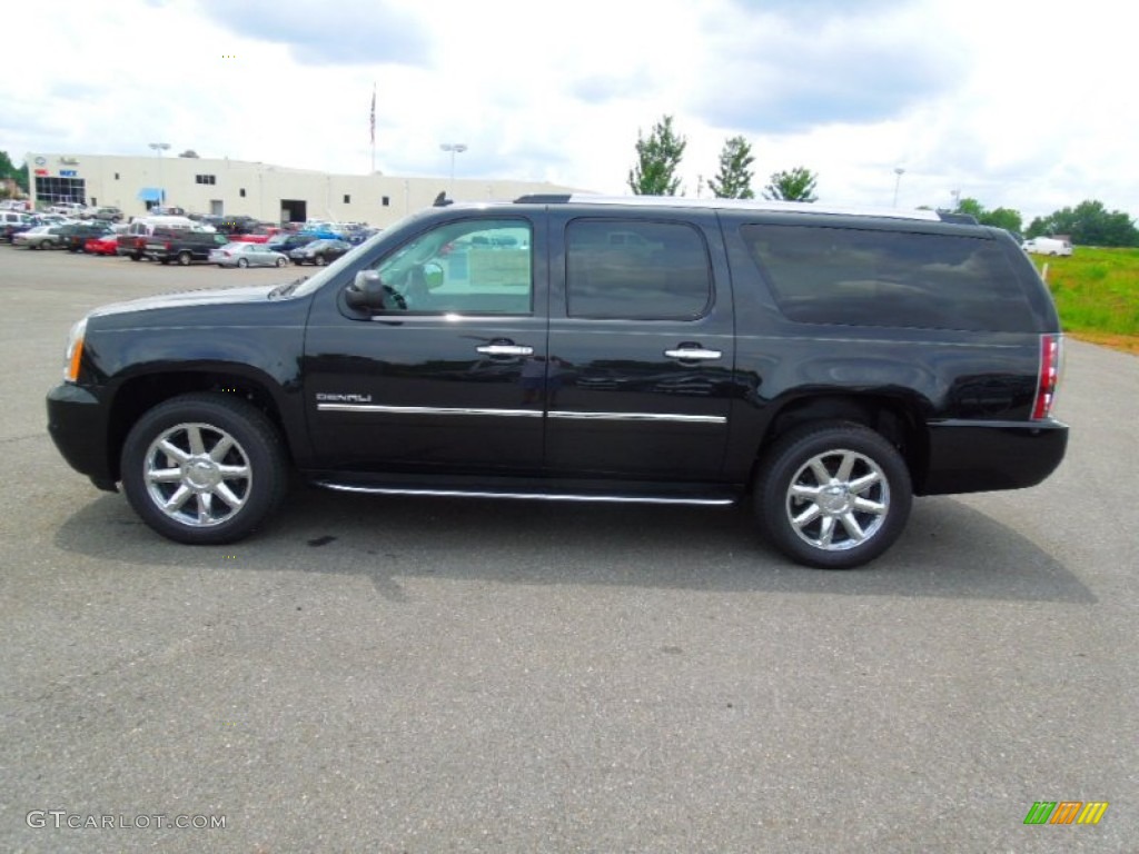 2012 Yukon XL Denali AWD - Carbon Black Metallic / Ebony photo #4