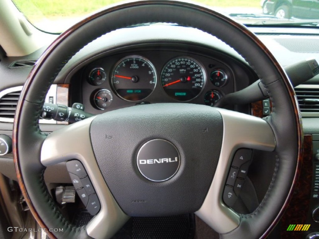 2012 Yukon XL Denali AWD - Graystone Metallic / Ebony photo #14