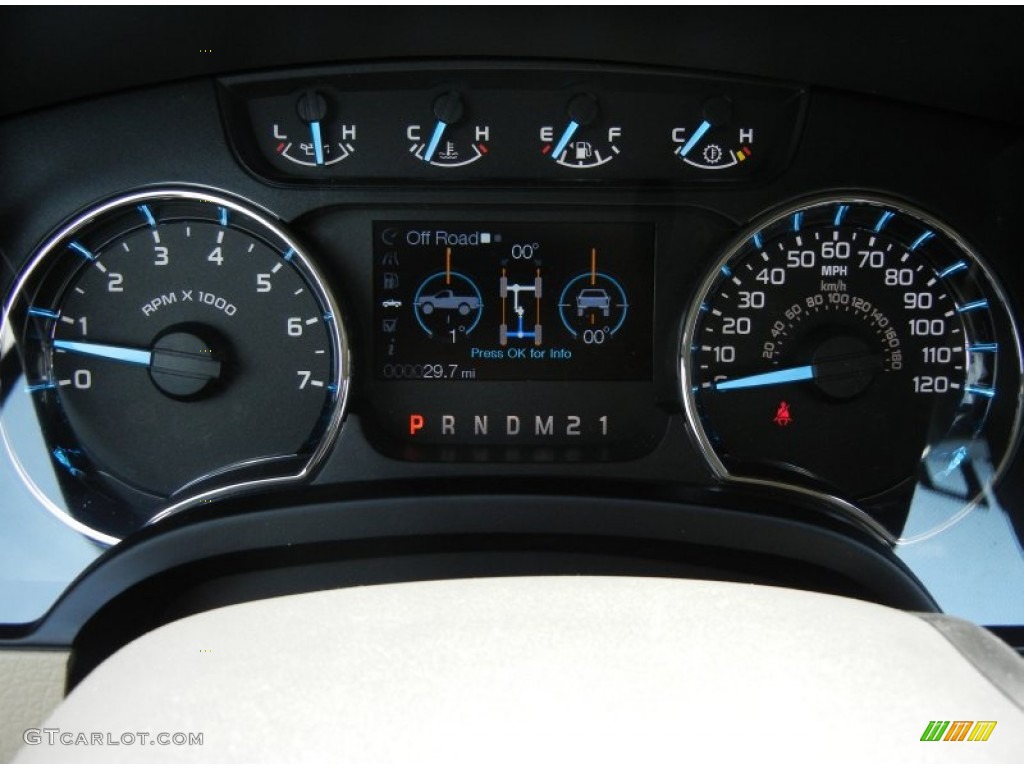 2012 Ford F150 XLT SuperCab Gauges Photo #65284256