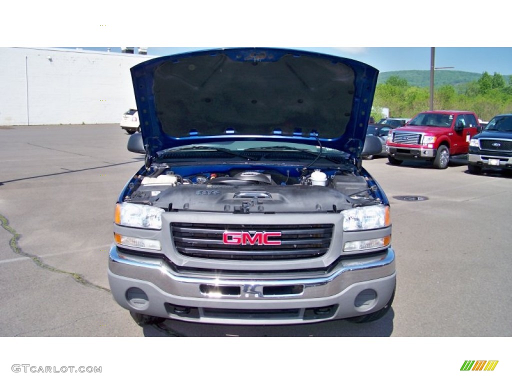 2004 Sierra 1500 Regular Cab 4x4 - Marine Blue Metallic / Dark Pewter photo #19