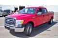 2011 Race Red Ford F150 XL SuperCab 4x4  photo #1
