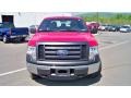 2011 Race Red Ford F150 XL SuperCab 4x4  photo #2