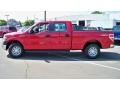 2011 Race Red Ford F150 XL SuperCab 4x4  photo #8