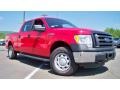2011 Race Red Ford F150 XL SuperCab 4x4  photo #25
