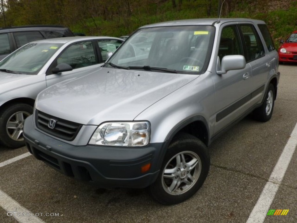 2001 CR-V EX 4WD - Satin Silver Metallic / Dark Gray photo #2