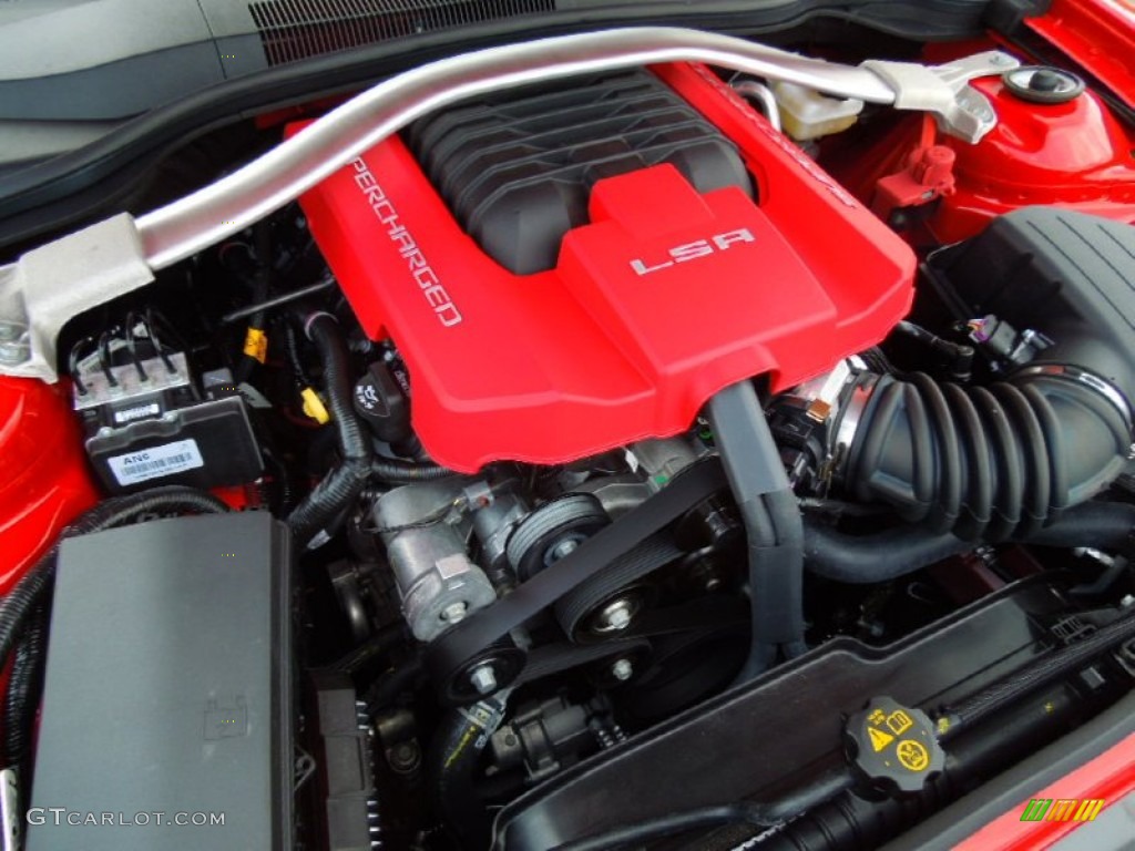 2012 Chevrolet Camaro ZL1 6.2 Liter Eaton Supercharged OHV 16-Valve LSA V8 Engine Photo #65285684