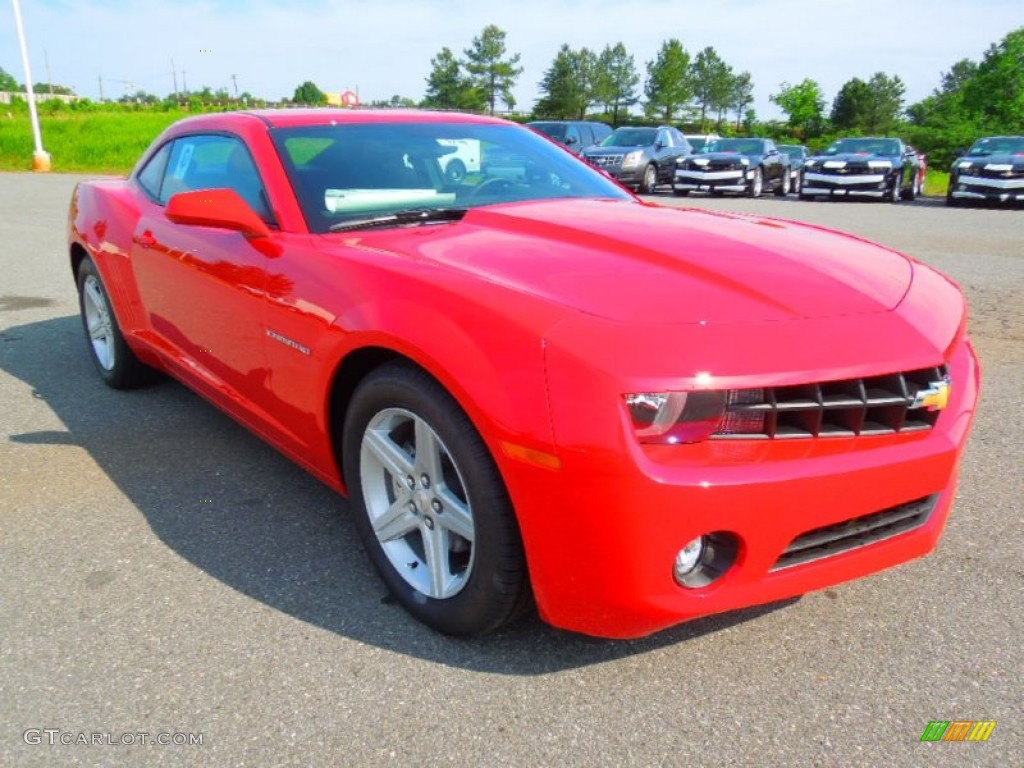 2012 Camaro LT Coupe - Victory Red / Black photo #2