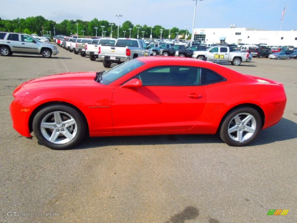 2012 Camaro LT Coupe - Victory Red / Black photo #4
