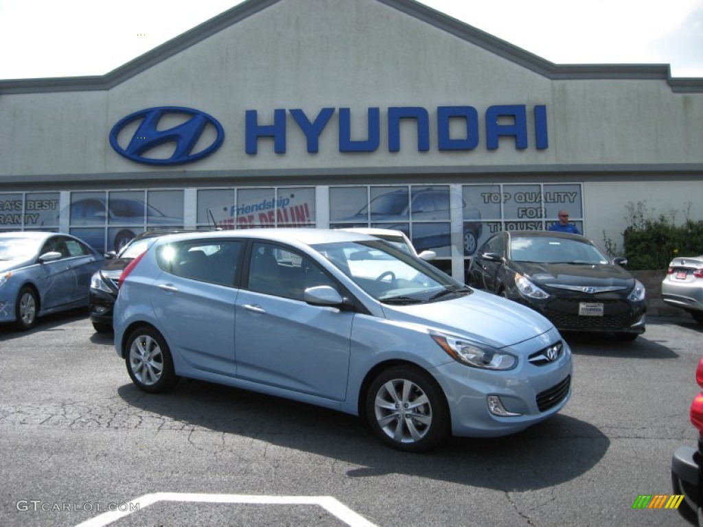 Clearwater Blue Hyundai Accent