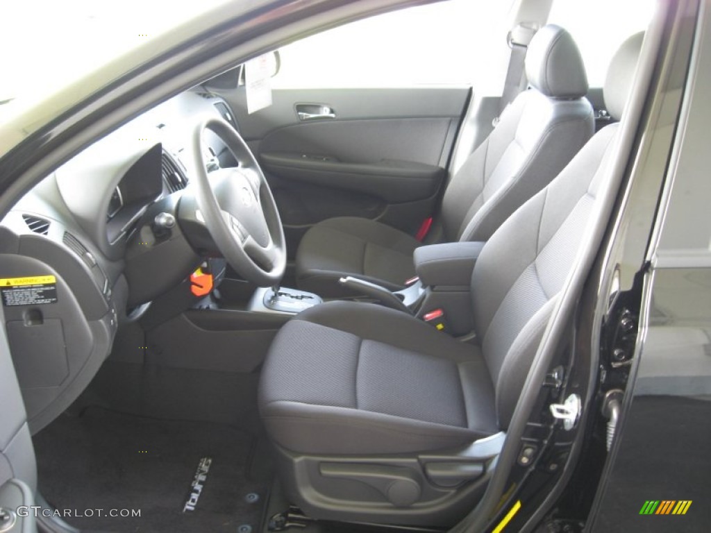 2012 Elantra GLS Touring - Black Noir Pearl / Black photo #14