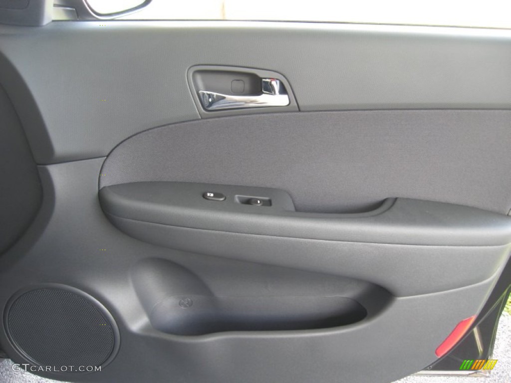 2012 Elantra GLS Touring - Black Noir Pearl / Black photo #22