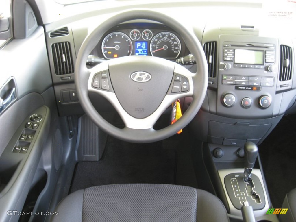 2012 Elantra GLS Touring - Black Noir Pearl / Black photo #23