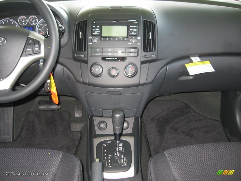 2012 Elantra GLS Touring - Black Noir Pearl / Black photo #24