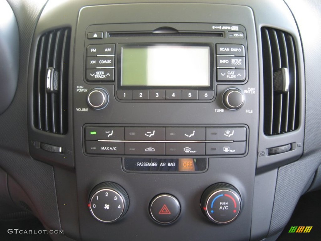 2012 Elantra GLS Touring - Black Noir Pearl / Black photo #25