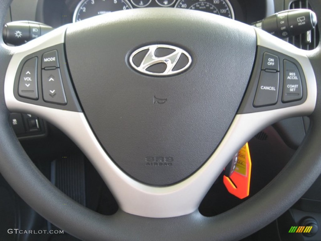 2012 Elantra GLS Touring - Black Noir Pearl / Black photo #27