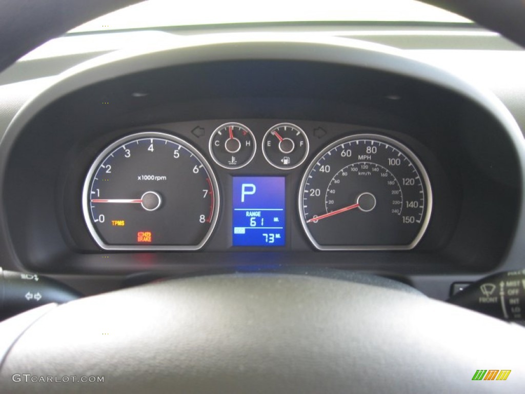 2012 Elantra GLS Touring - Black Noir Pearl / Black photo #28
