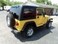 2000 Solar Yellow Jeep Wrangler Sport 4x4  photo #3