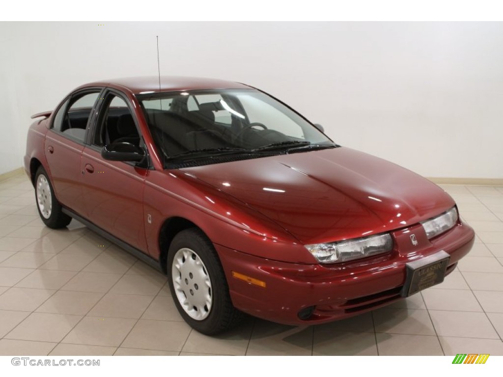 1997 S Series SL2 Sedan - Medium Red / Gray photo #1