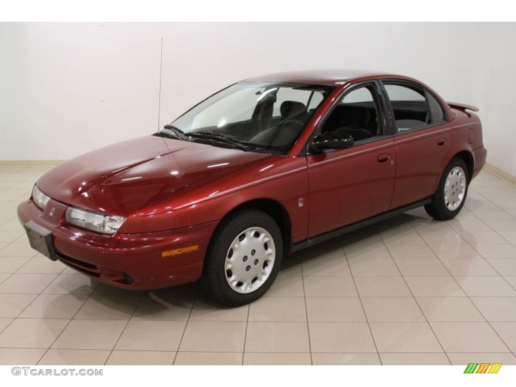 1997 S Series SL2 Sedan - Medium Red / Gray photo #3