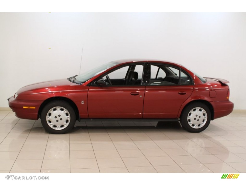 1997 S Series SL2 Sedan - Medium Red / Gray photo #4