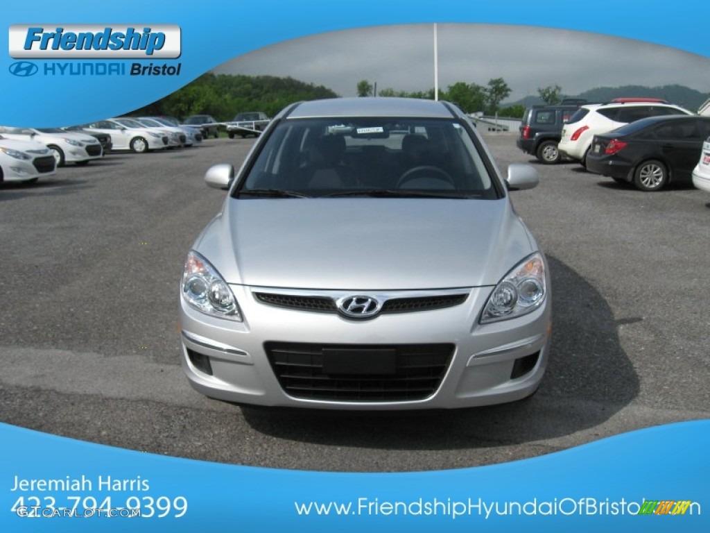 2012 Elantra GLS Touring - Shimmering Silver / Black photo #4